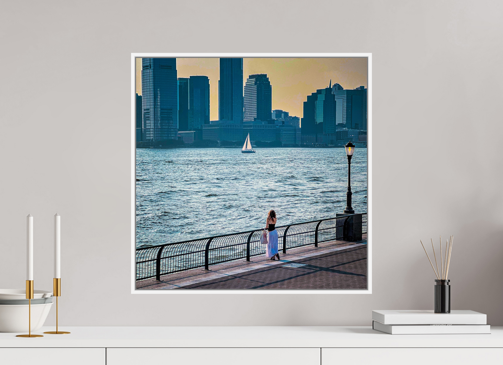 20 x 20″, Optimist Frame Optimist