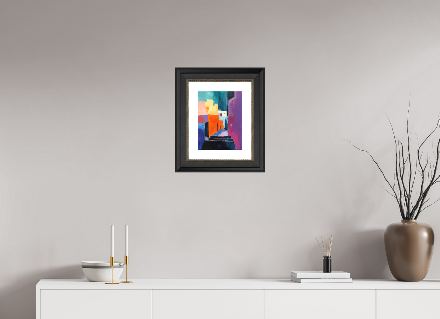 9 x 12″, El Barrio Antigua, Framed El Barrio Antigua