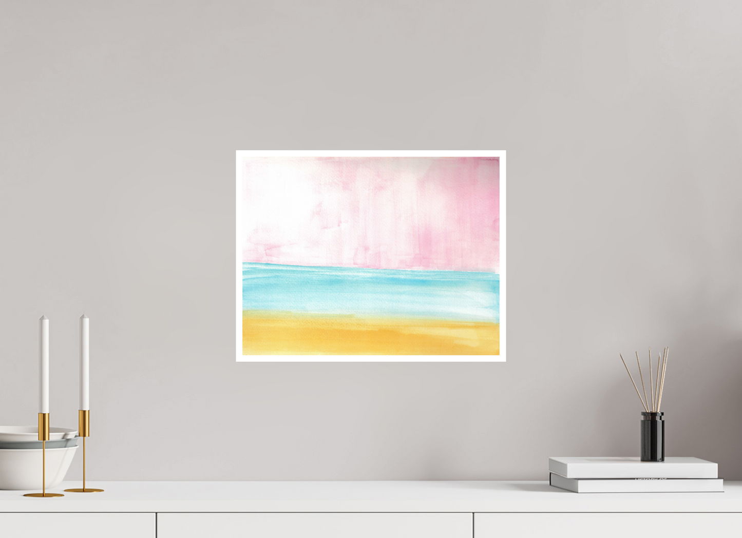 15.6 x 12″, Beach Walk Beach Walk