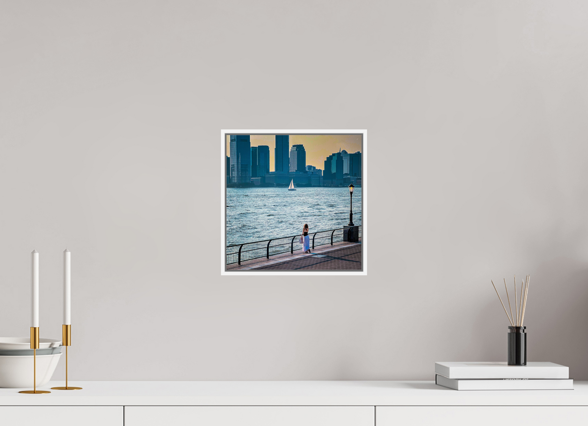 10 x 10″, Optimist Frame Optimist